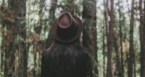 forest girl outdoors