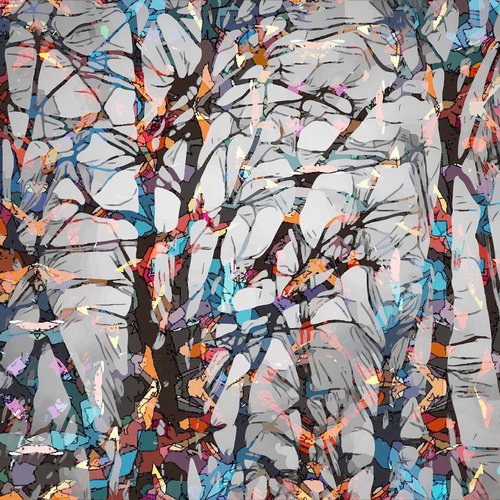 forest  abstract  artwork