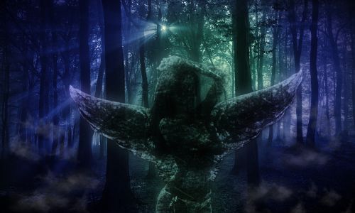 forest angel mystical