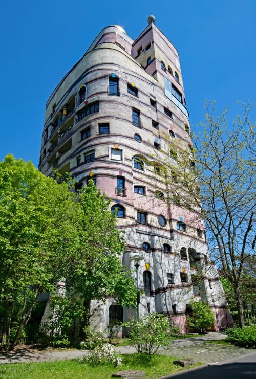 forest spiral hundertwasser house friedensreich hundertwasser