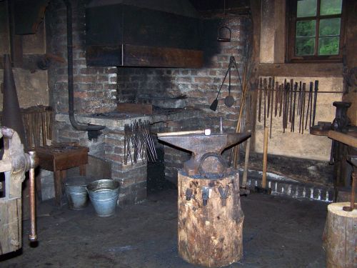 forge anvil fireplace