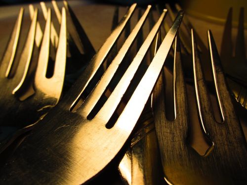 fork silverware utensil