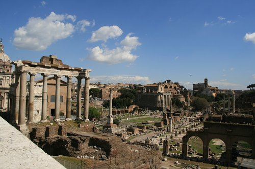 foro romano  rome  antiquity