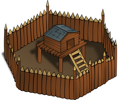 fort map wooden