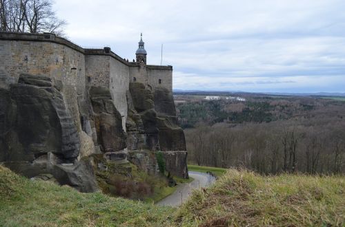 fortress königstein nature lnadschaft
