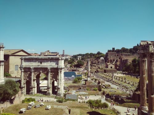 forum romanum old town ruine