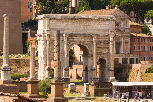 forum romanum arch septimius severus