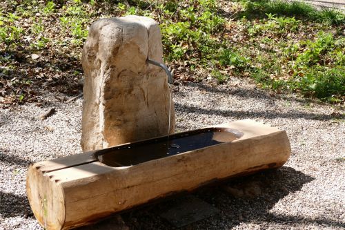 fountain water trough