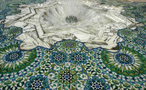 fountain tile mosaic