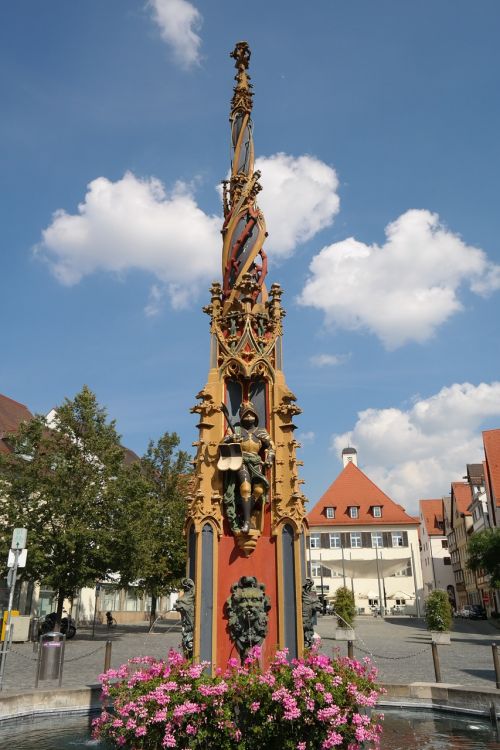 fountain fountain city stadtmitte