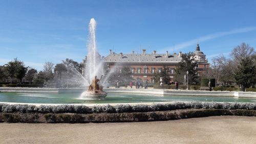 fountain sky building