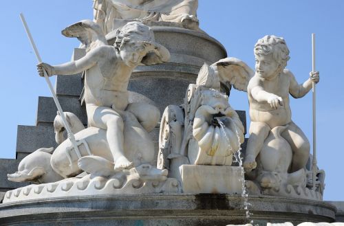 fountain angel vienna