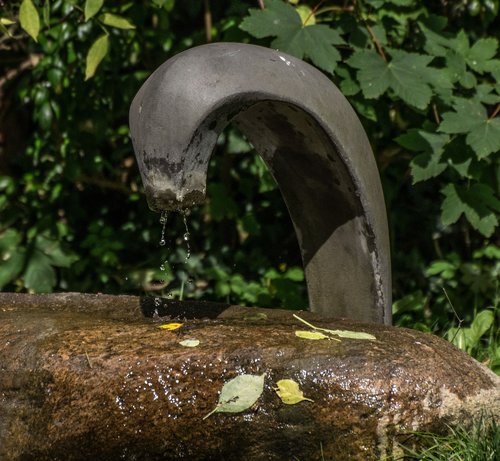 fountain  drop of water  liquid