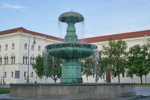 fountain munich historical city