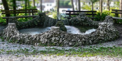 fountain water stone
