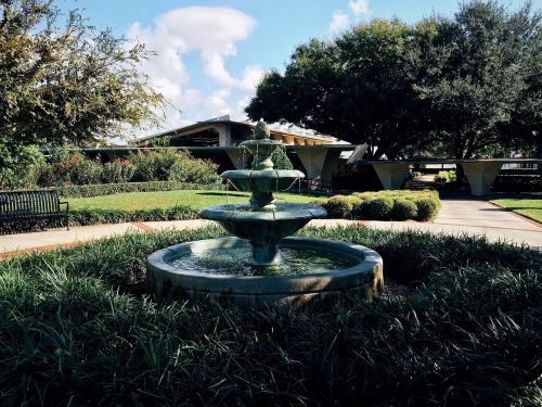 fountain water garden feature