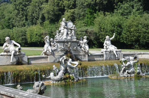 fountains the royal palace of caserta italy