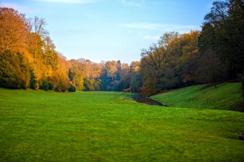 Fountains Abbey, Autumn