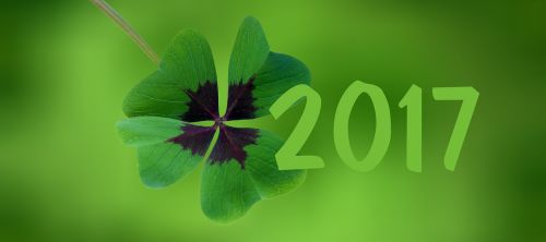 four leaf clover luck new year's day