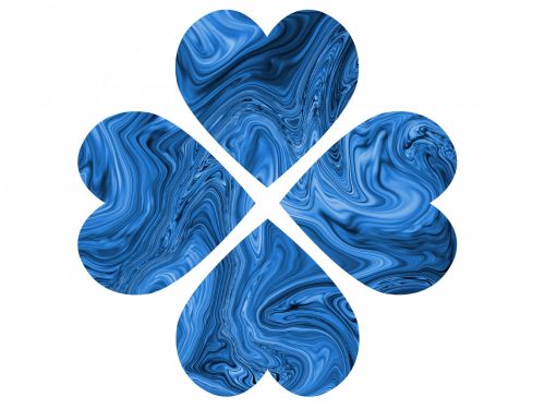 Four Swirly Hearts 11