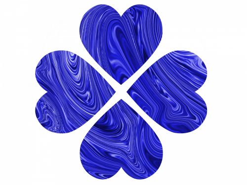 Four Swirly Hearts 9