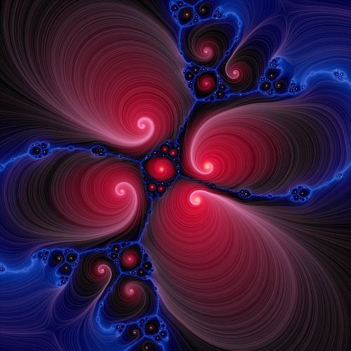 fractal abstract background colour