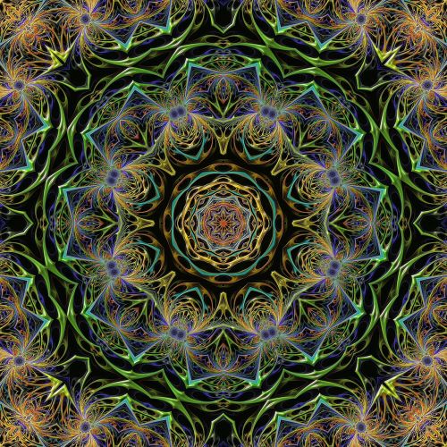 fractal tile background