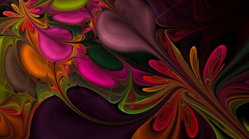 fractal abstract colorful