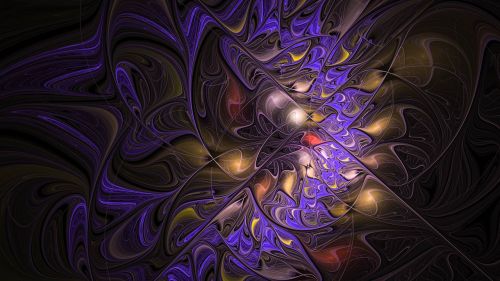 fractal purple abstract