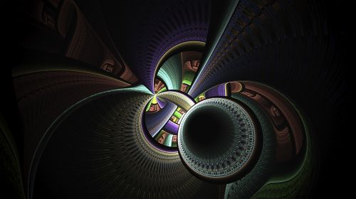 fractal fractal art multi-color