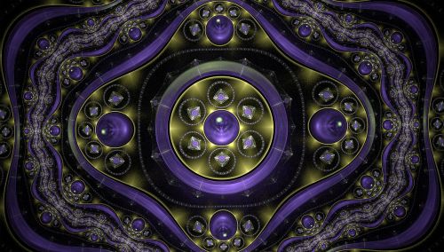 fractal sparkling purple