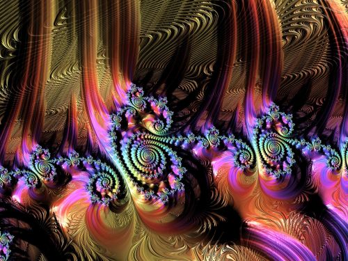 fractal colorful background