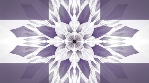 fractal floral pattern