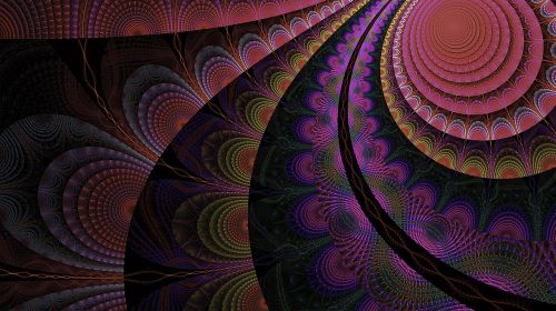 fractal colorful pattern