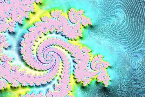 fractal colorful structure