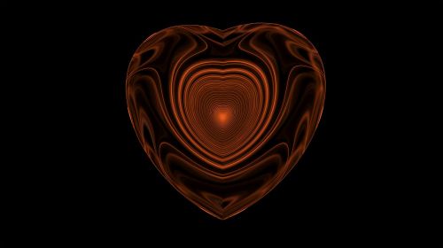 fractal heart love
