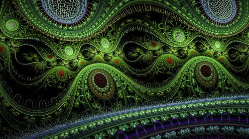 fractal green gears