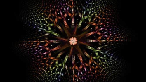 fractal colorful pattern