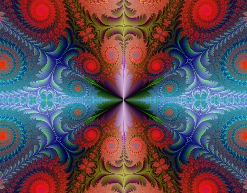 fractal fractal background design