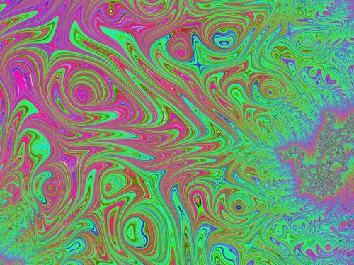 fractal art neon