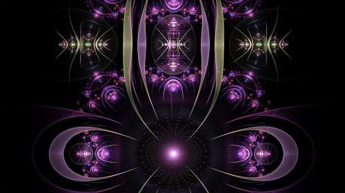 fractal purple elements