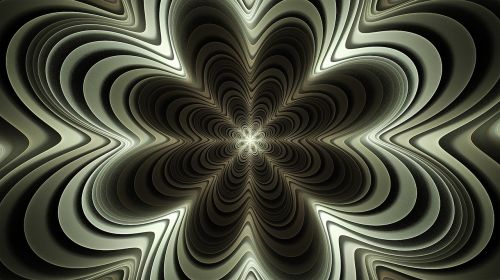 fractal silver waves