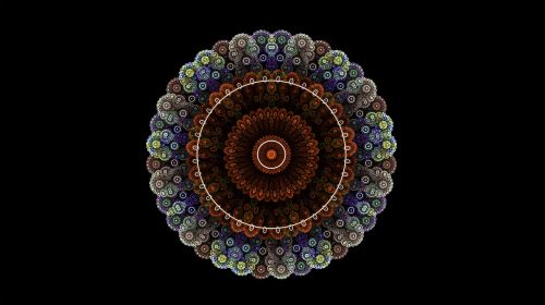 fractal mandala circle