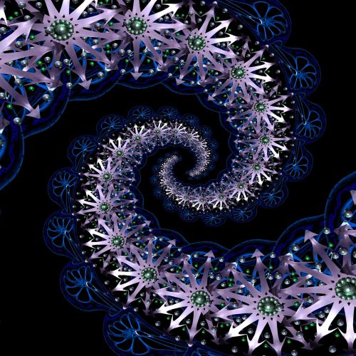 fractal swirl abstract