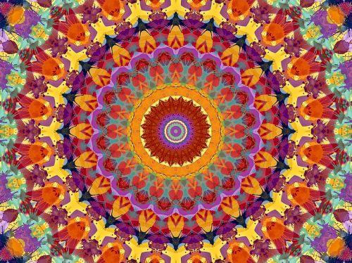 fractal kaleidoscope mandala