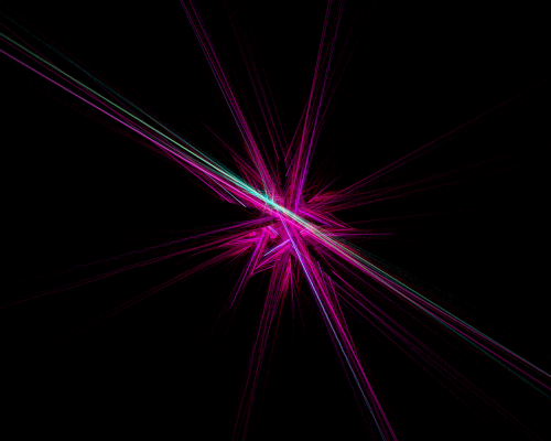 fractal pink cyan