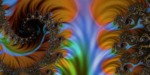 fractal gradient abstract