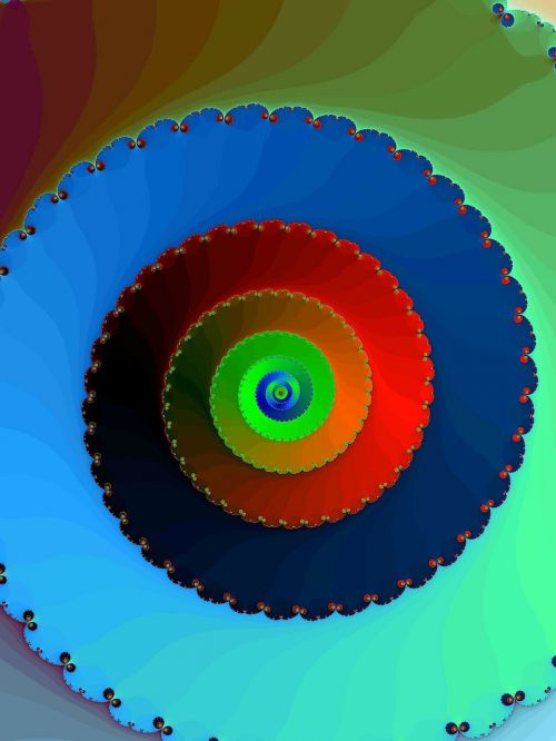 fractal spiral curve