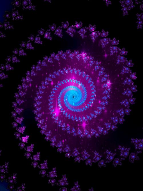 fractal spiral space