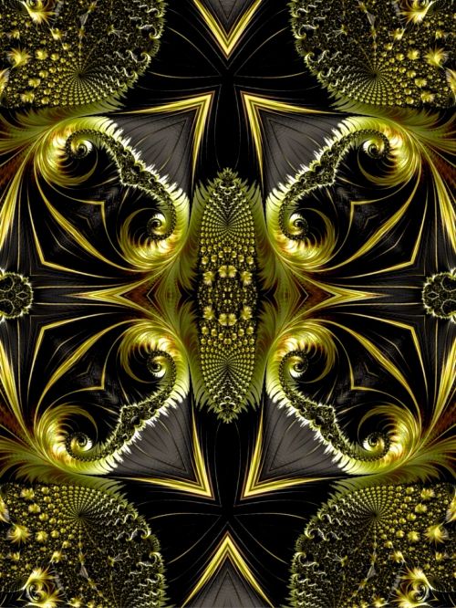 fractal art black
